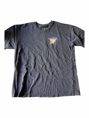 Men's Black Short-Sleeve Graphic Tee